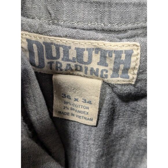 Duluth Trading Flex Ballroom Khakis Mens 36x34 Pants Straight Leg Stretch Modern - Picture 10 of 13